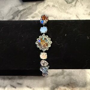 Sorrelli Elegant Bracelet with Blue and Gold Crystals